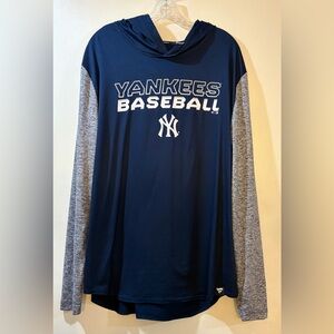 New York Yankees Athletic Hooded Pullover Fanatics Mens Sz XL